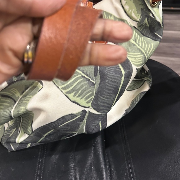 Dooney & Bourke Leaf Pattern Tote with Brown Accents - Picture 13 of 13